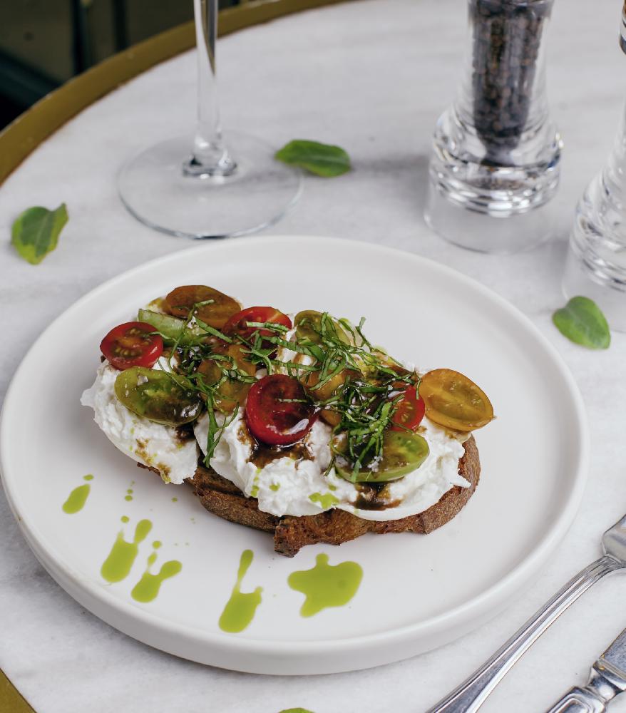 Burrata Bruschetta 